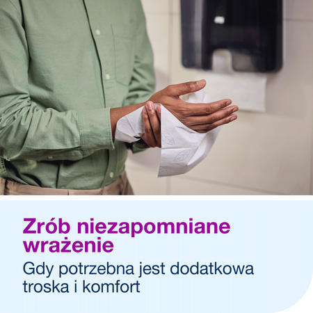 Tork Xpress® skompresowane miękkie ręczniki papierowe składane białe H2, Advanced, 2-warstwowe, składane w M, chłonne, 6 × 200 odcinków, 600454