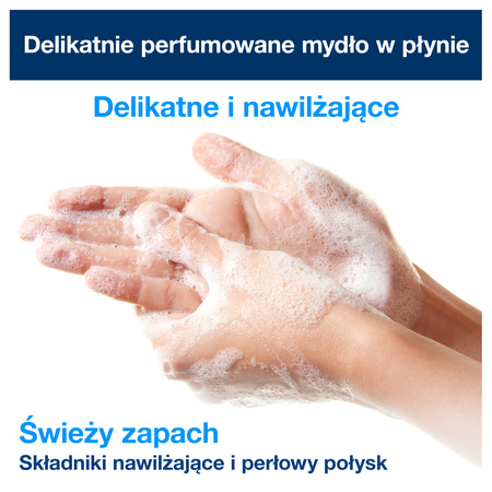 Tork delikatnie perfumowane mydło w płynie S1, świeży zapach, 6 x 1000 ml, 420501