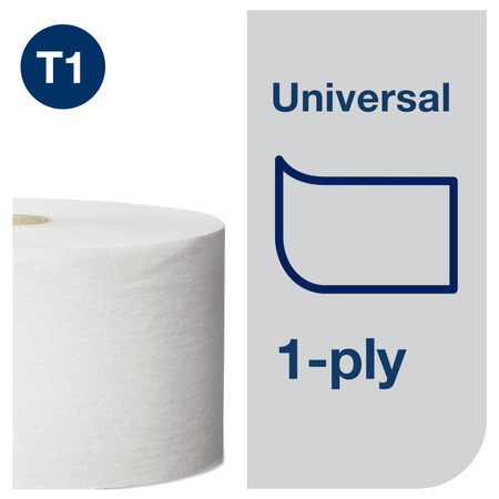 Tork papier toaletowy jumbo Universal, 1-warstwowy