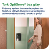 Tork OptiServe® dozownik do 2 rolek papieru toaletowego bez gilzy czarny T7, pionowy, linia Elevation, 558042