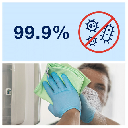 Tork ściereczka z mikrowłókien wielokrotnego użytku, niebieska