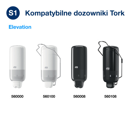 Tork kremowy żel pod prysznic S1, zapach unisex, 6 × 1000 ml, 420601