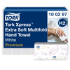Tork Xpress® ekstramiękki ręcznik Multifold, 4-panelowy (w składce wielopanelowej), biały, H2, Jakość Premium, 21 x 100 listków, 100297
