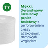 Tork OptiServe® ekstramiękki papier toaletowy bez gilzy biały T7, 3-warstwowy, 18 × 550 odcinków, 472650
