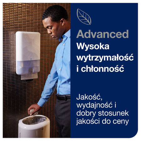 Tork Xpress® miękkie ręczniki papierowe Multifold naturalne H2, Advanced, odporne na rozdarcia, 2-warstwowe, 21 × 180 ręczników, 130299