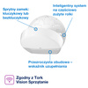 Dozownik na papier toaletowy Tork mini jumbo, biały, T2, zabudowany, linia Elevation, 555000