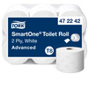 Papier toaletowy w rolce Tork SmartOne® T8, dwuwarstwowy, 6 x 1150 odcinków, 472242
