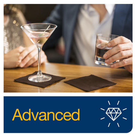 Tork brązowa serwetka koktajlowa