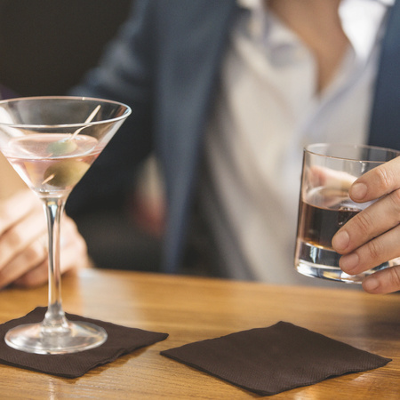 Tork brązowa serwetka koktajlowa