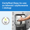 Tork OptiServe® dozownik do 4 rolek papieru toaletowego bez gilzy czarny T7, pionowy, linia Elevation, 558052