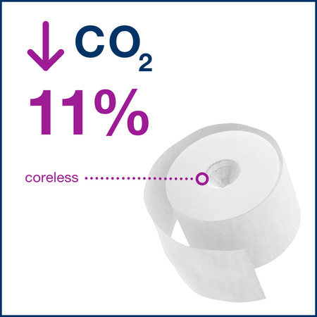 Tork papier toaletowy Mid-size bez gilzy w jakości Universal –1-warstwowy