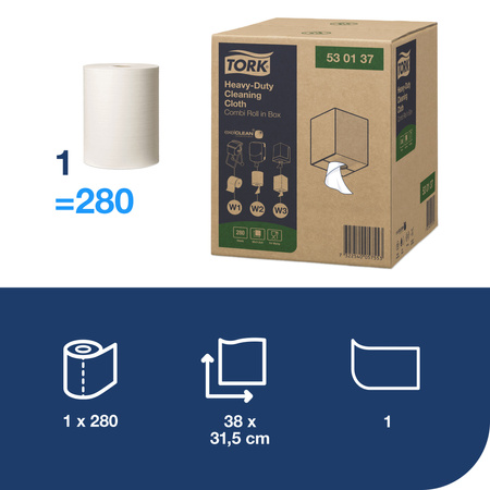 Tork czyściwo włókninowe wielozadaniowe do trudnych zabrudzeń