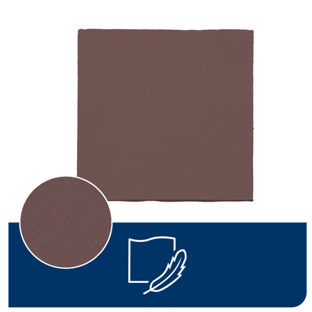 Tork Textured brązowa serwetka obiadowa, składana w 1/4