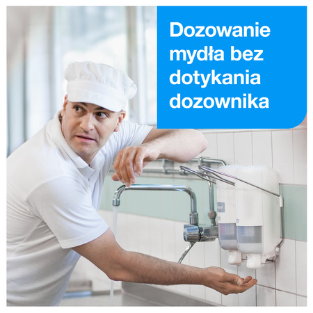 Tork dozownik do mydła w płynie z ramieniem dozującym, biały, S1, higieniczny system dozowania, linia Elevation, 560101