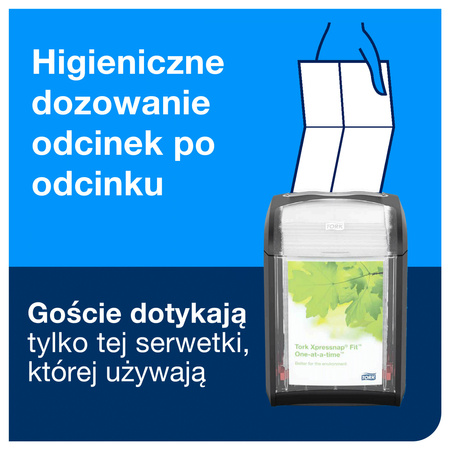Tork Xpressnap Fit naturalne serwetki dyspenserowe N14, 2-warstwowe, 6 × 720, 12830
