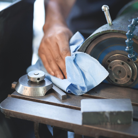 Ściereczki bezpyłowe Tork W4 niebieskie, chłonne, 5 opakowań, 190578