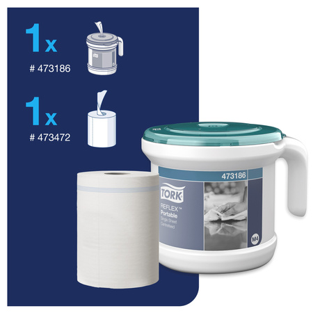 Tork Reflex™ dozownik przenośny do ręczników centralnie dozowanych