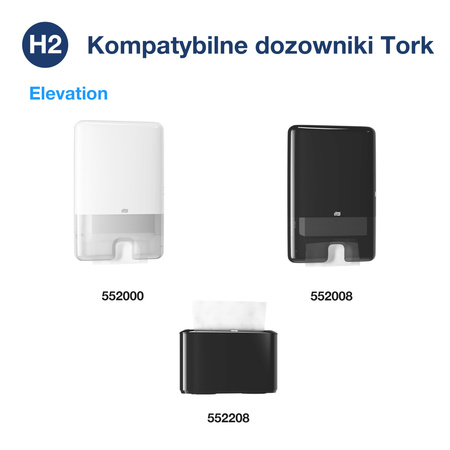 Tork Xpress® miękki ręcznik Multifold, 3- panelowy (w składce wielopanelowej), biały, H2, Jakość Premium, 2-warstwowy, chłonny, 21 x 150 listków, 100289
