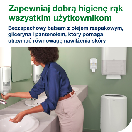 Tork nawilżający balsam do rąk mini S5, bezzapachowy balsam, 8 × 525 ml, 425202