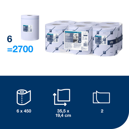 Tork Reflex™ czyściwo papierowe do średnich zabrudzeń