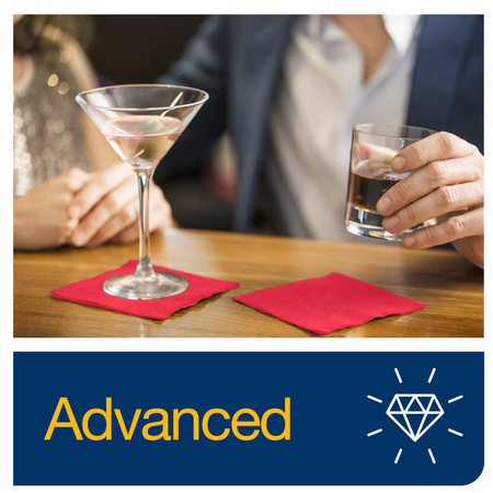 Tork czerwona serwetka koktajlowa