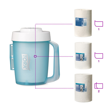 Tork przenośny dozownik mini do ręczników centralnie dozowanych