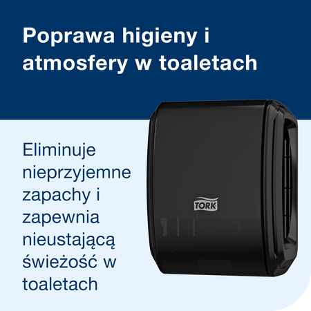 Tork dozownik do odświeżacza powietrza Constant czarny A3, linia Elevation, 256011