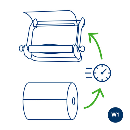 Tork dozownik ścienny na czyściwa