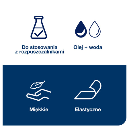 Czyściwo przemysłowe Tork W4, szare, elastyczne i miękkie, 4 x 120 ściereczek, 520679