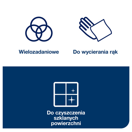 Czyściwo papierowe Tork do lekkich zabrudzeń M1, białe, system centralnego dozowania, 11 rolek, 100130