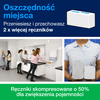Tork PeakServe® Mini dozownik do niekończących się ręczników, biały, H5, o dużej pojemności, linia Elevation, 552550