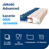 Serwetki Tork Xpressnap® N4, naturalne, Advanced, składane w 1/4, jednowarstwowe, 21,3 cm × 33 cm, 8 × 225 serwetek, 12840