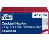 Tork bordowa serwetka koktajlowa