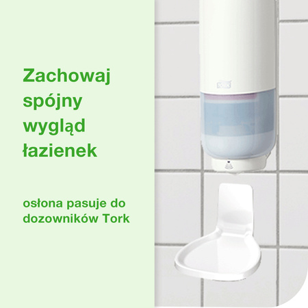 Tork osłona przeciw kapaniu, biała, łatwy montaż, linia Elevation, 511062 (x12)