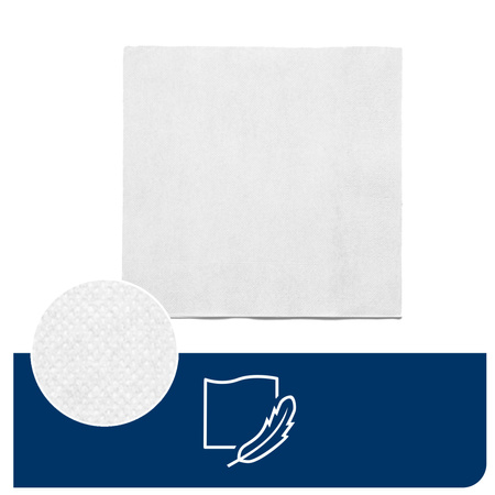 Tork Textured biała serwetka obiadowa, składana w 1/4