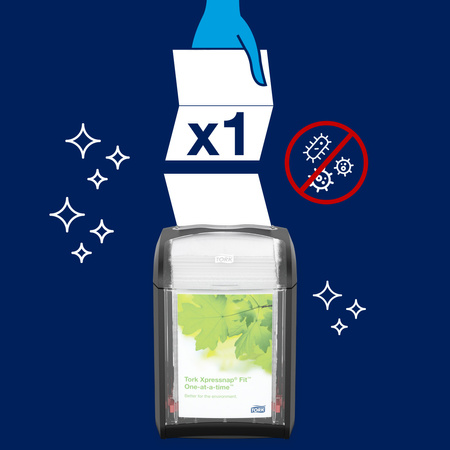 Tork Xpressnap Fit® dozownik do serwetek na stolik, zestaw startowy