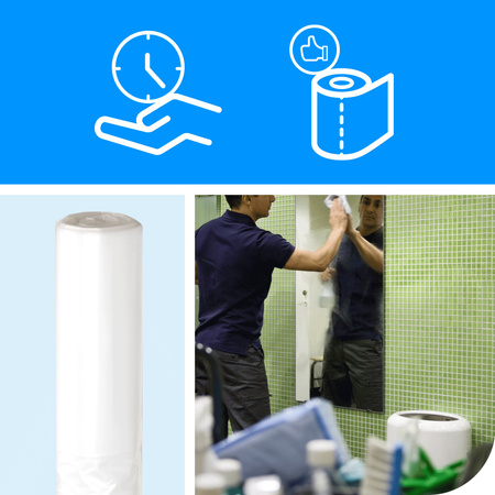 Tork worki na śmieci 50 l, przezroczyste B1, 61,5 x 89,5 cm