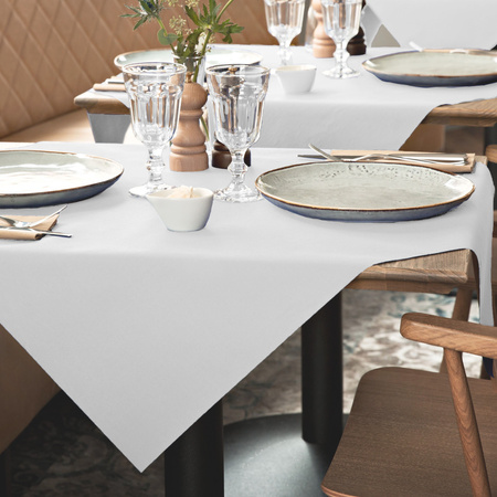 Tork biały tłoczony papierowy obrus