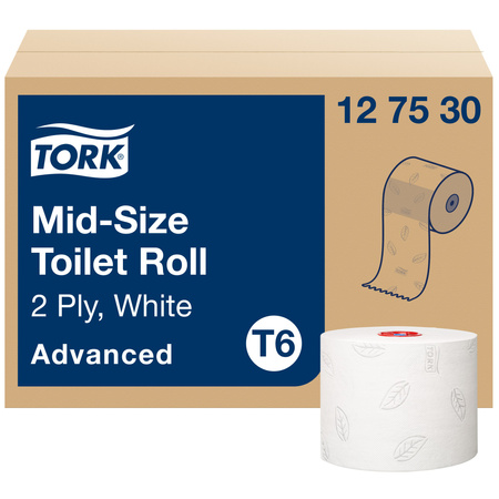 Tork Mid-size papier toaletowy, 2-warstwowy