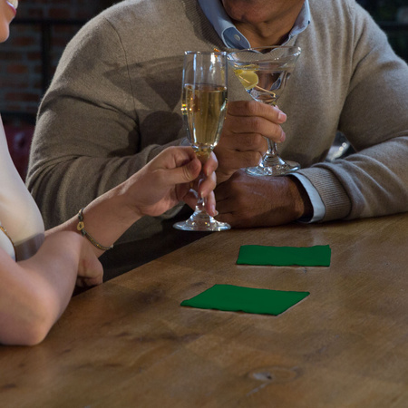 Tork ciemnozielona serwetka koktajlowa