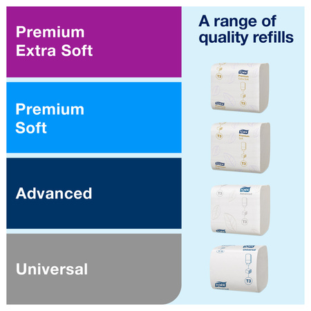 Tork dozownik do papieru toaletowego Folded (w składce)