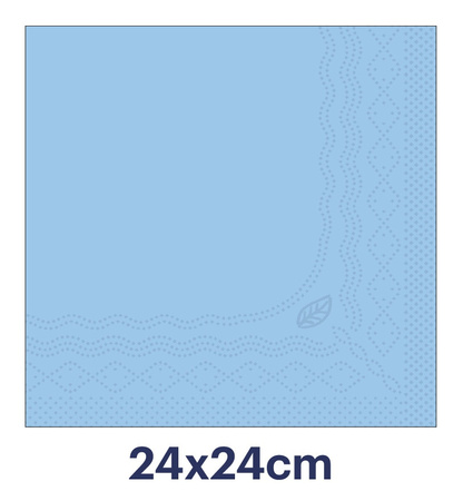 Tork niebieska serwetka koktajlowa