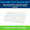 Serwetki Tork Xpressnap® N4, białe, Universal, składane w 1/4, jednowarstwowe, 21 cm × 33 cm, 8 × 225 serwetek, 10840