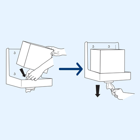 Tork dozownik do rolki Combi w kartonie