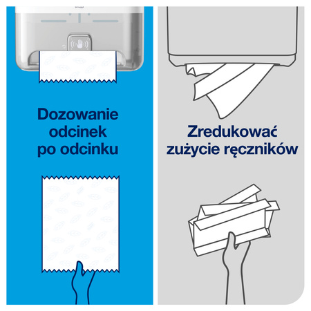 Tork Matic® automatyczny dozownik do ręczników w roli biały H1, pojedyncze dozowanie, linia Elevation, 551100