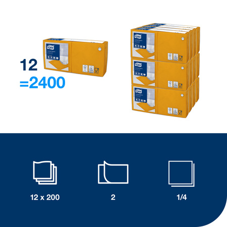 Tork pomarańczowa serwetka koktajlowa