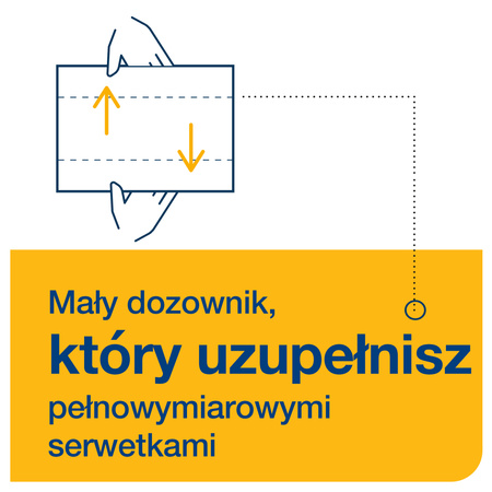 Tork Xpressnap Fit białe serwetki dyspenserowe N14, 2-warstwowe, 6 × 720 serwetek, 15830