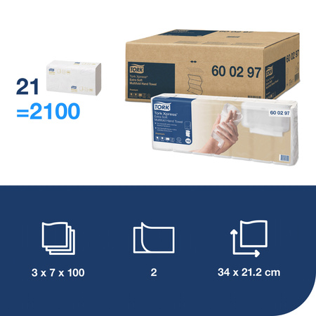 Tork Xpress® Extra Soft Multifold Hand Towel C&C