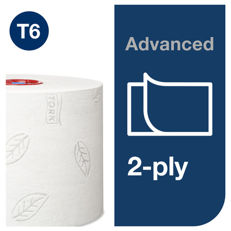 Tork Mid-size papier toaletowy, 2-warstwowy