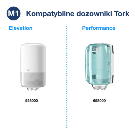 Tork czyściwo papierowe do podstawowych zadań, 1-warstwowe